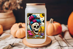 Skeleton Skull Messy Bun Mom Tarot Card Clipart Bundle - CraftNest - Digital Crafting and Art