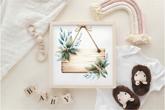 Floral Wood Signs Clipart Bundle - CraftNest - Digital Crafting and Art