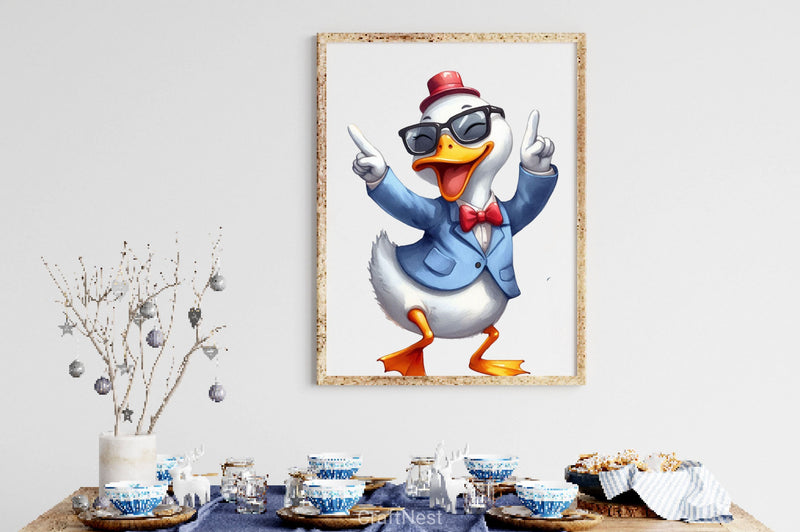 Cute Funny Farm Animals Clipart Bundle - CraftNest - Digital Crafting and Art