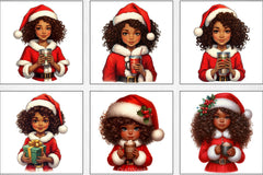 Christmas Black Girl Clipart Bundle 2 - CraftNest - Digital Crafting and Art