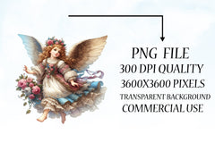 Victorian Angels Clipart Bundle - CraftNest - Digital Crafting and Art