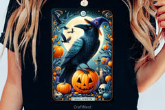 Raven Bird Tarot Card Clipart Bundle 22 - CraftNest - Digital Crafting and Art