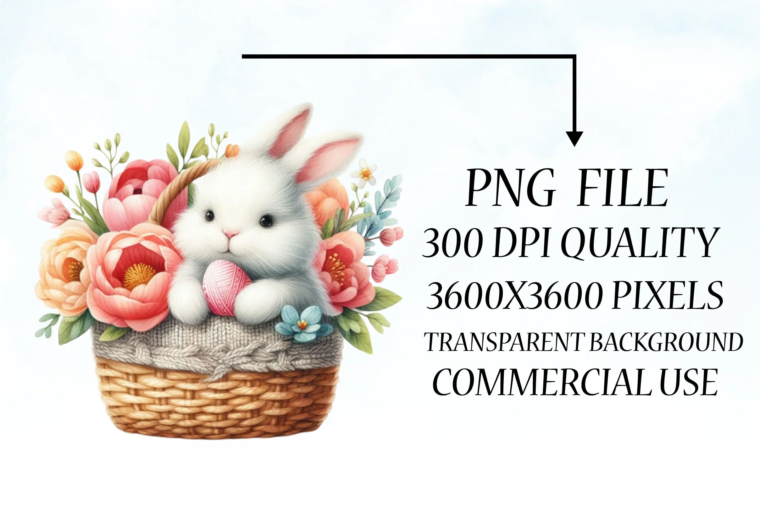 Easter Bunny Clipart Bundle 52 - CraftNest - Digital Crafting and Art