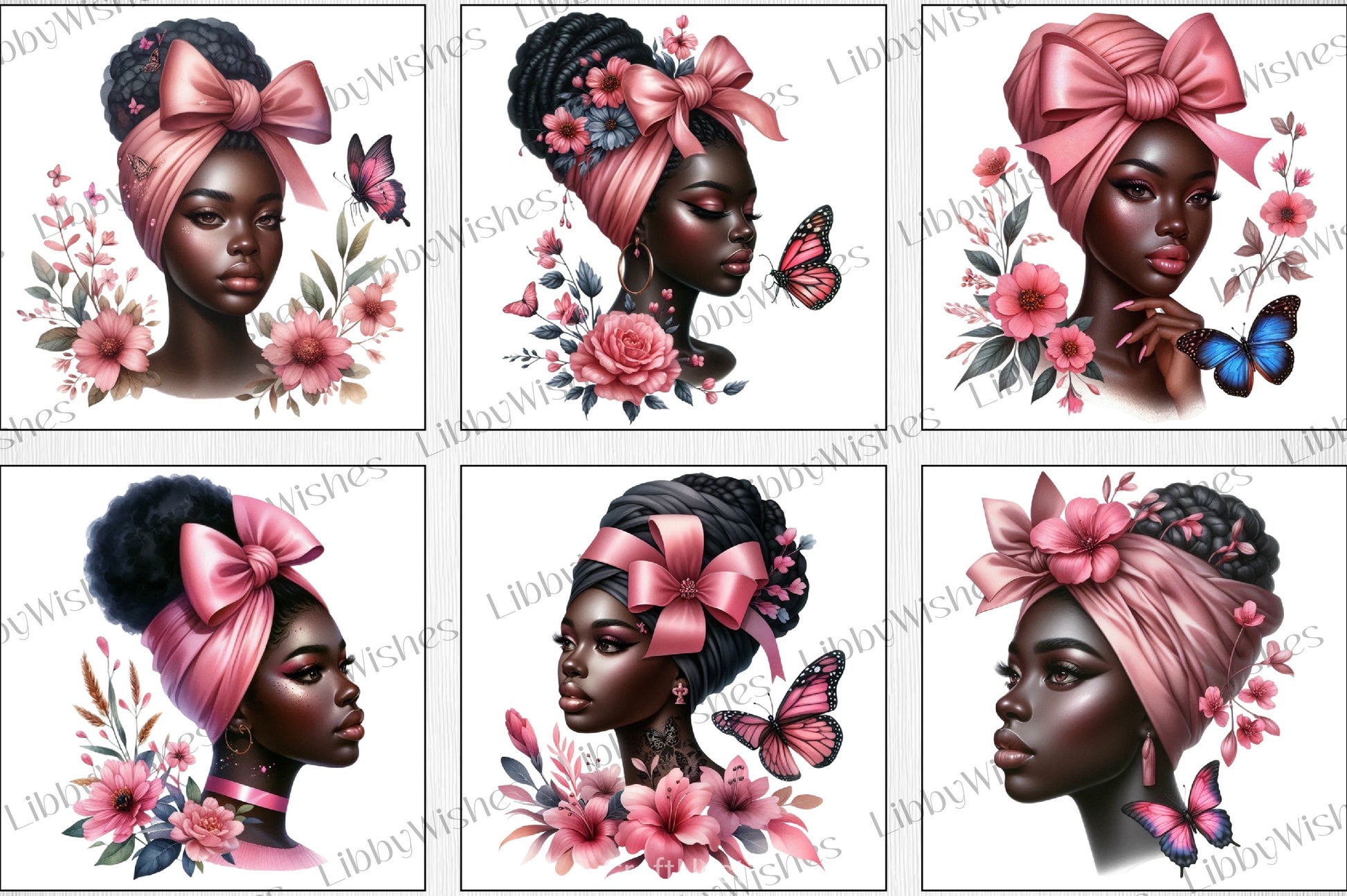 Black Girl Graphics Clipart Bundle - CraftNest - Digital Crafting and Art