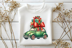 Christmas Car Clipart Bundle 4 - CraftNest - Digital Crafting and Art