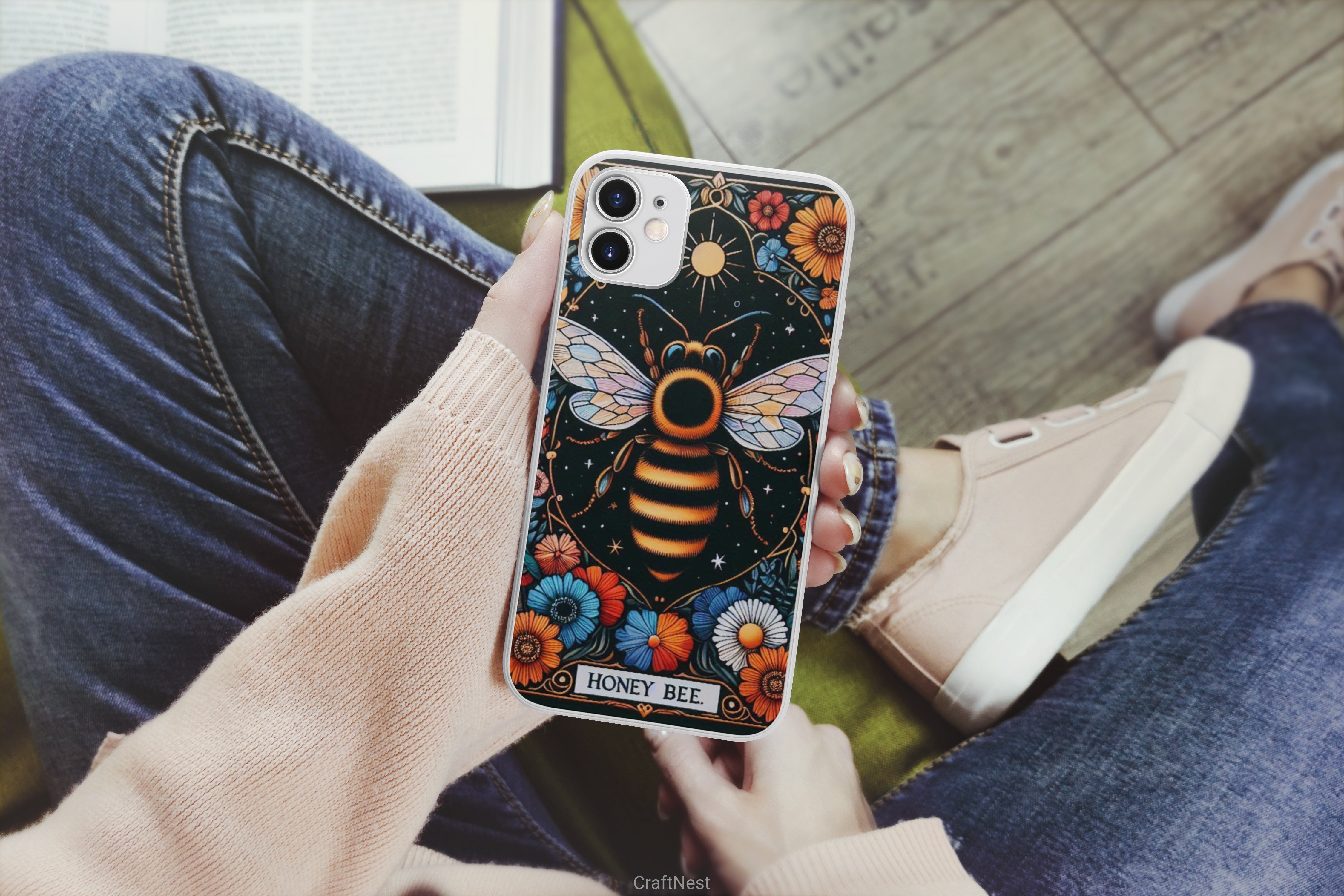 Honey Bee Tarot Card Clipart Bundle 11 - CraftNest - Digital Crafting and Art