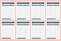 Business Balance Sheet Overview - CraftNest - Digital Crafting and Art