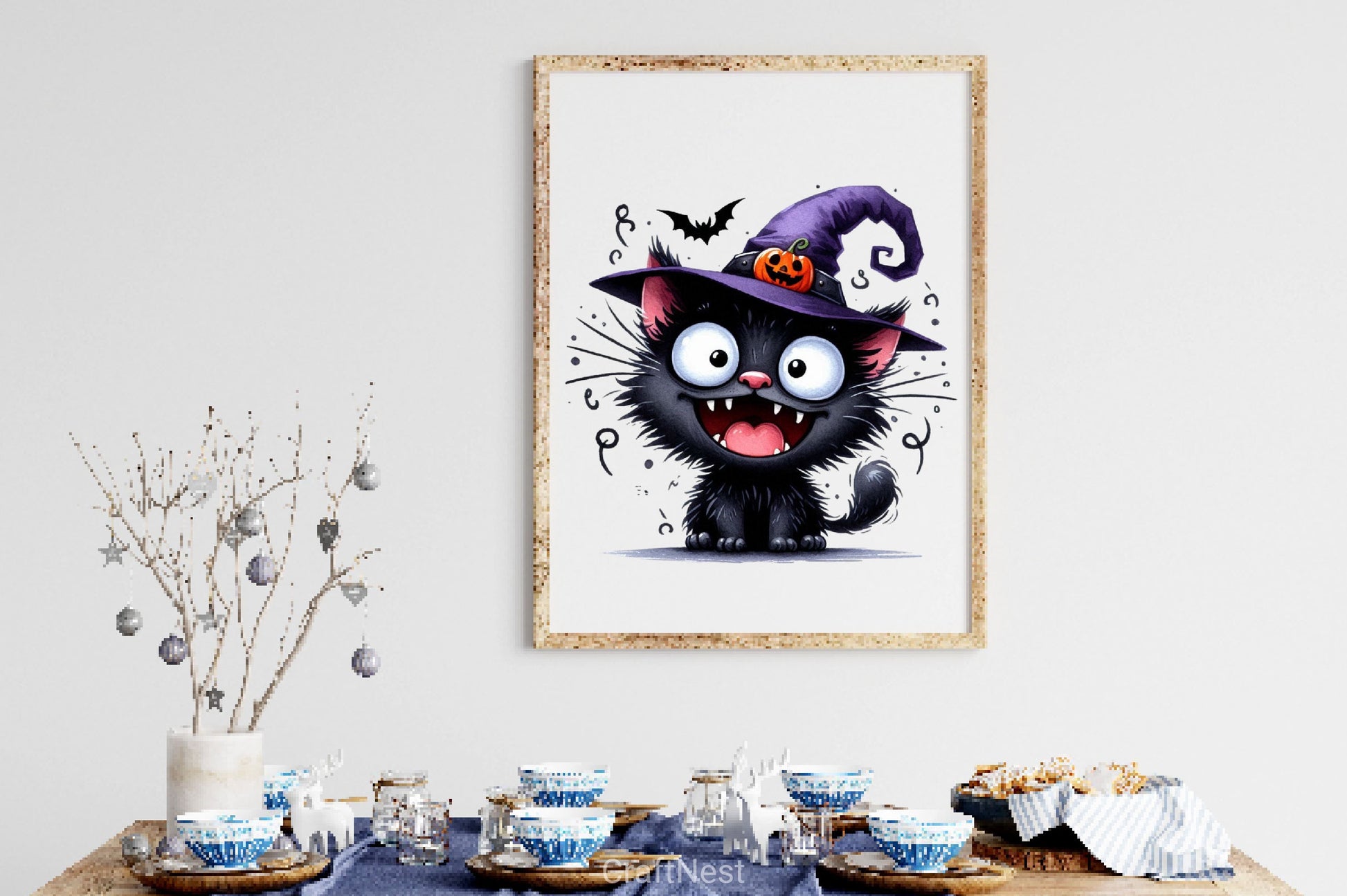 Halloween Black Cats Halloween Clipart Bundle - CraftNest - Digital Crafting and Art
