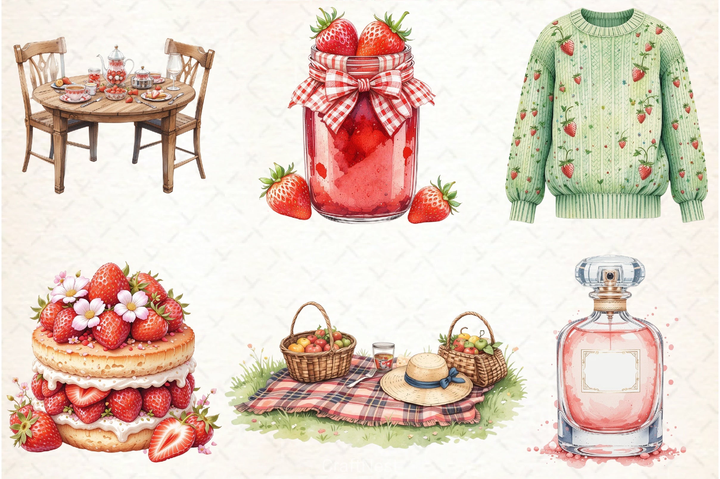 Warm Spring Clipart Bundle - CraftNest - Digital Crafting and Art