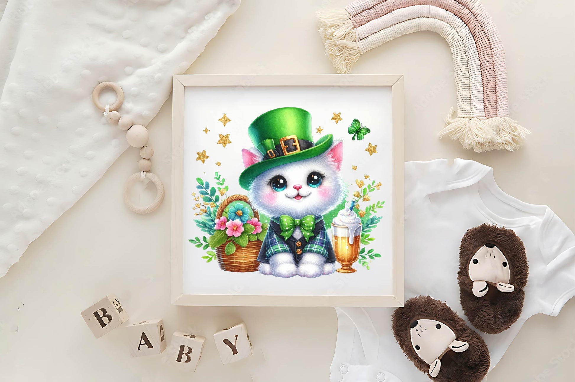 Cute St Patrick'S Kitten Cat Clipart Bundle - CraftNest - Digital Crafting and Art