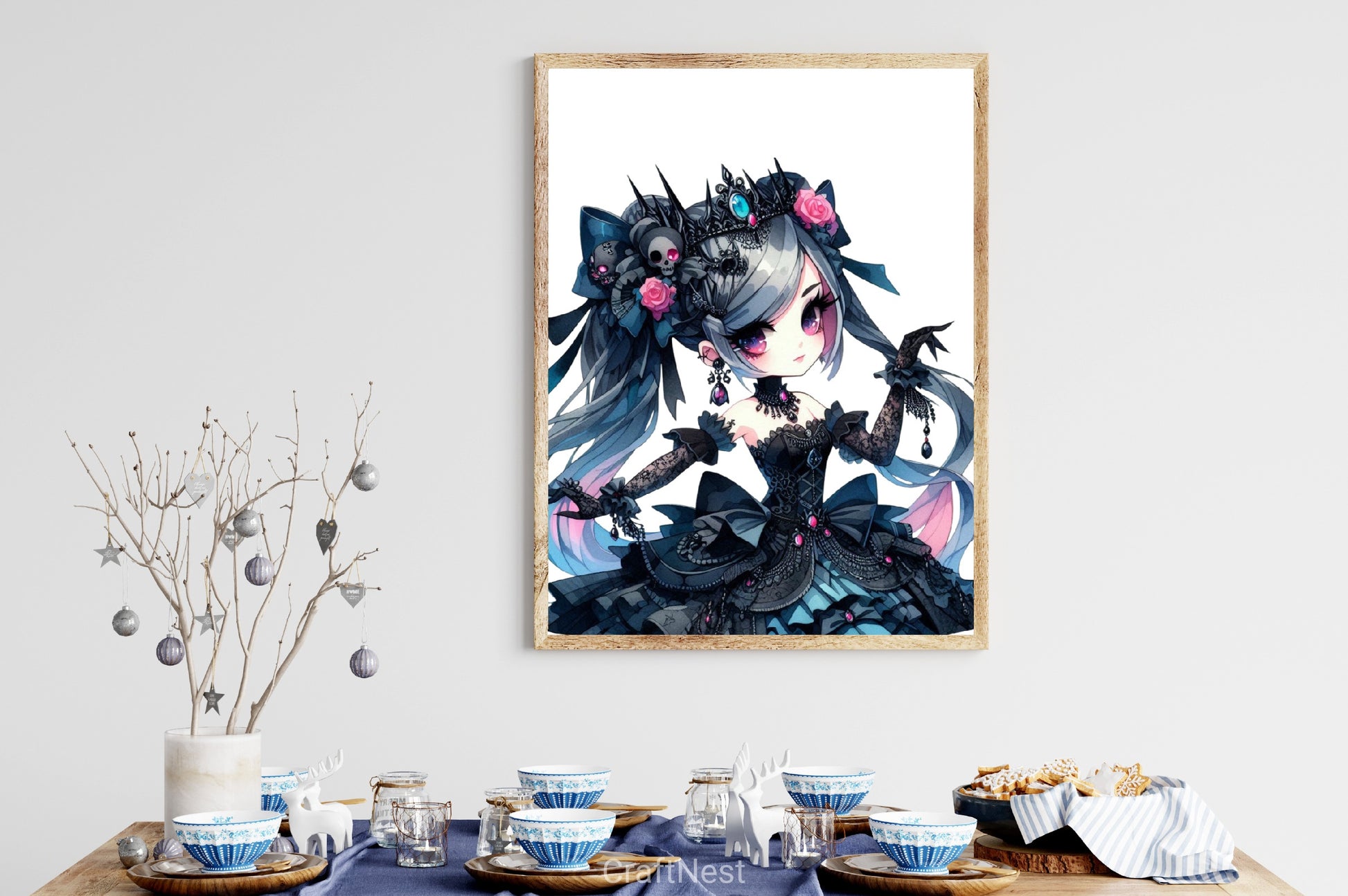 Gothic Fairy Girl Clipart Bundle - CraftNest - Digital Crafting and Art