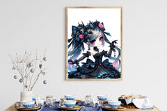 Gothic Fairy Girl Clipart Bundle - CraftNest - Digital Crafting and Art