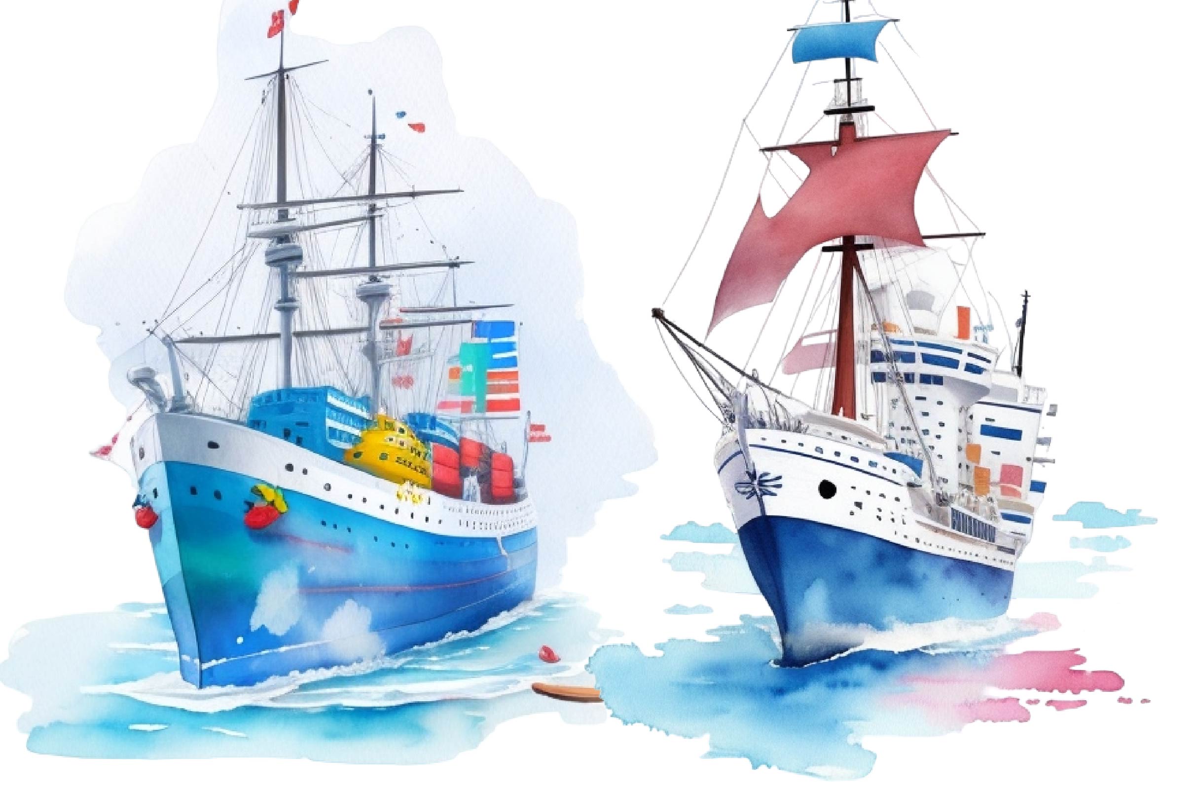Ship Clipart Bundle - CraftNest - Digital Crafting and Art