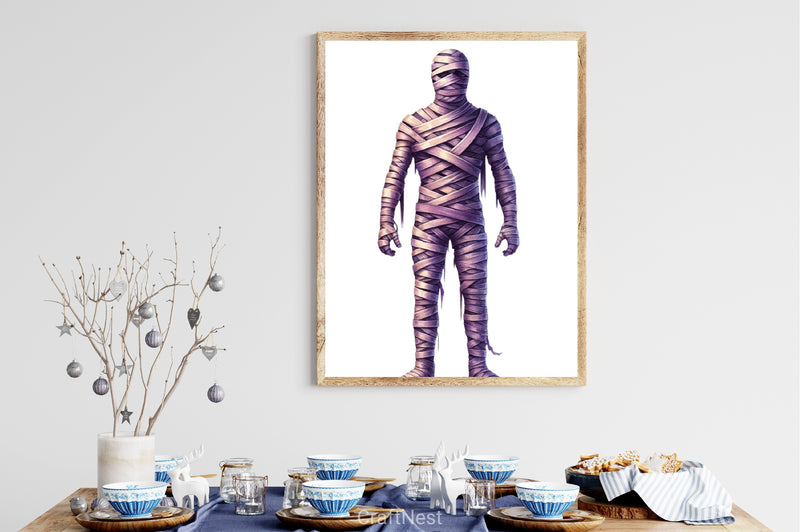 Halloween Mummy Clipart Bundle - CraftNest - Digital Crafting and Art