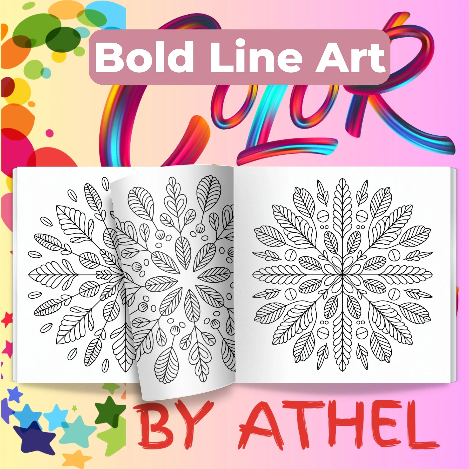 Whimsical Autumn Mandalas Coloring Book Bundle - CraftNest - Digital Crafting and Art