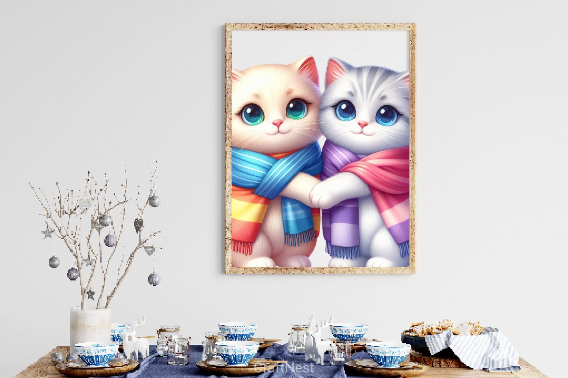 Couple Cat Clipart Bundle - CraftNest - Digital Crafting and Art