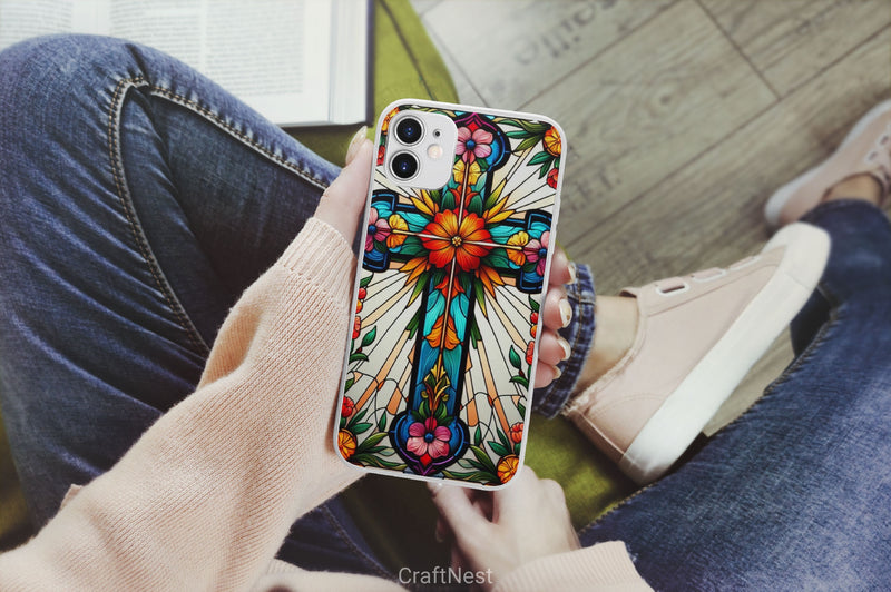 Stained Glass Cross Tarot Card Clipart Bundle 16 - CraftNest - Digital Crafting and Art