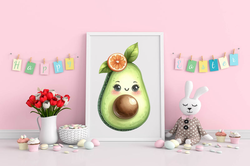 Cute Avocado Clipart Bundle 2 - CraftNest - Digital Crafting and Art