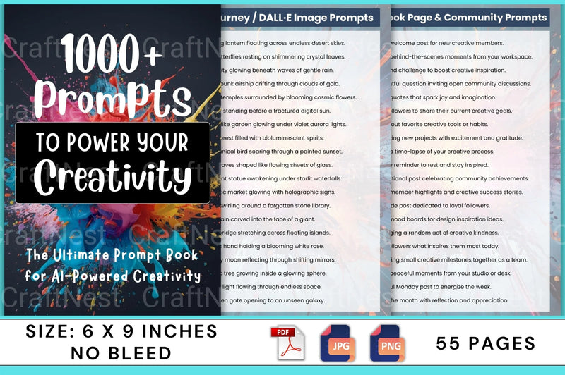 Prompts to Power Your Creativity - CraftNest - Digital Crafting and Art