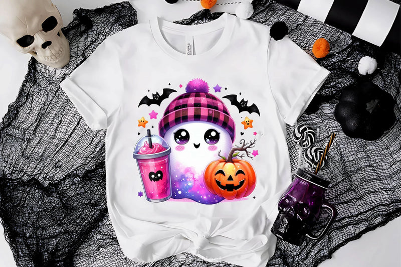 Cute Ghost Cute Halloween Clipart Bundle 11 - CraftNest - Digital Crafting and Art