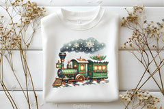 Christmas Train Clipart Bundle 1 - CraftNest - Digital Crafting and Art