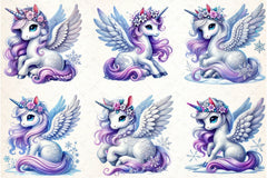 Cute Fairy Unicorn Clipart Bundle - CraftNest - Digital Crafting and Art