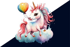 Unicorn Birthday Clipart Bundle - CraftNest - Digital Crafting and Art