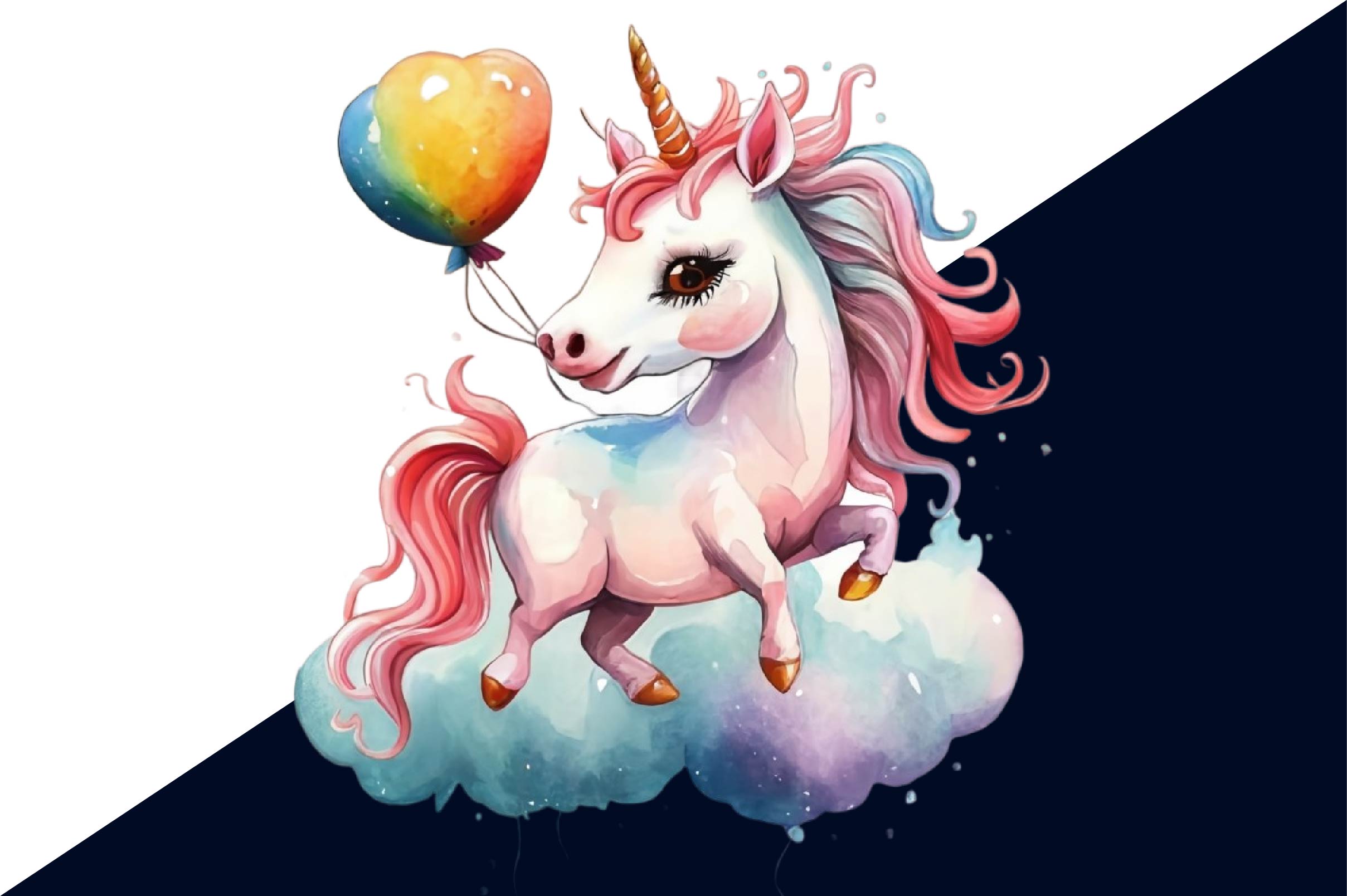 Unicorn Birthday Clipart Bundle - CraftNest - Digital Crafting and Art