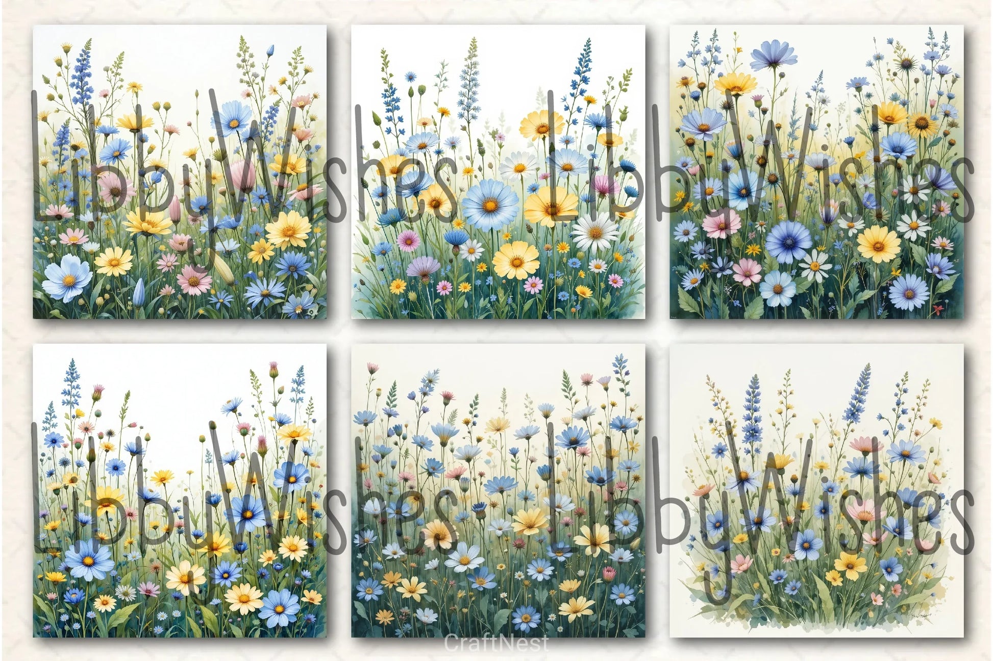 Spring Flower Clipart Bundle 3 - CraftNest - Digital Crafting and Art