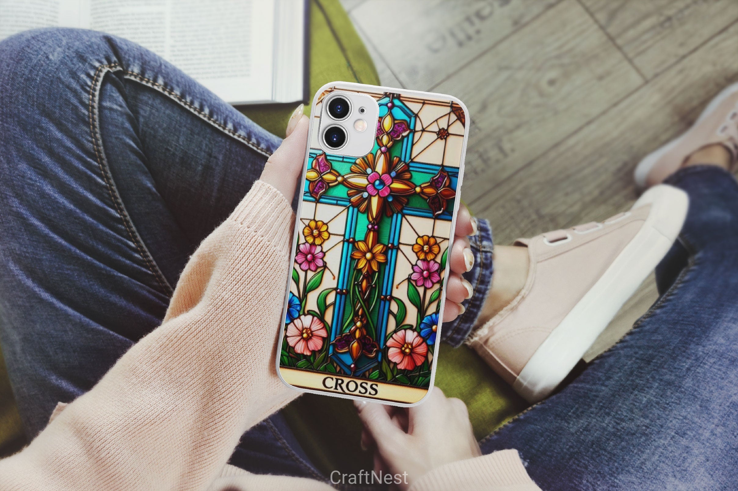 Stained Glass Cross Tarot Card Clipart Bundle 4 - CraftNest - Digital Crafting and Art