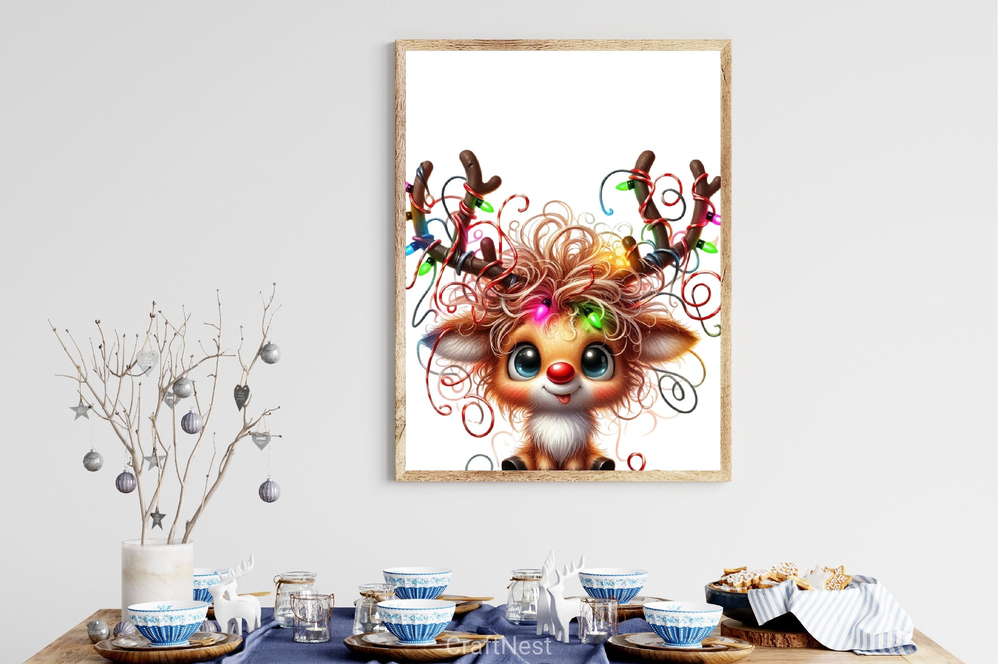 Christmas Reindeer Clipart Bundle 10 - CraftNest - Digital Crafting and Art