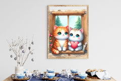 Couple Animals At The Window Clipart Bundle - CraftNest - Digital Crafting and Art