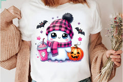 Cute Ghost Cute Halloween Clipart Bundle 21 - CraftNest - Digital Crafting and Art