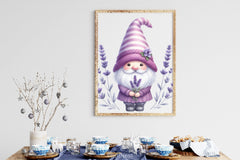 Lavender Gnome Clipart Bundle - CraftNest - Digital Crafting and Art
