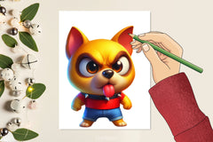 Angry Dog Clipart Bundle - CraftNest - Digital Crafting and Art