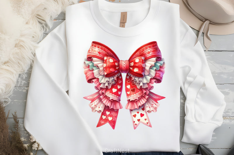 Coquette Valentine Clipart Bundle 14 - CraftNest - Digital Crafting and Art