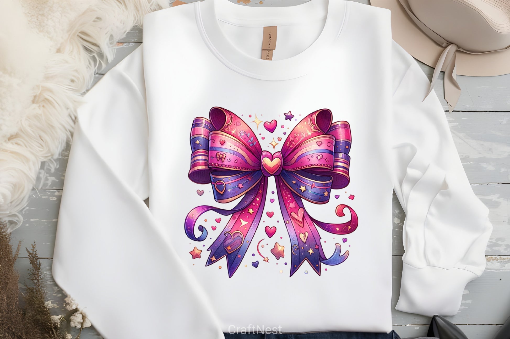 Coquette Valentine Clipart Bundle 12 - CraftNest - Digital Crafting and Art