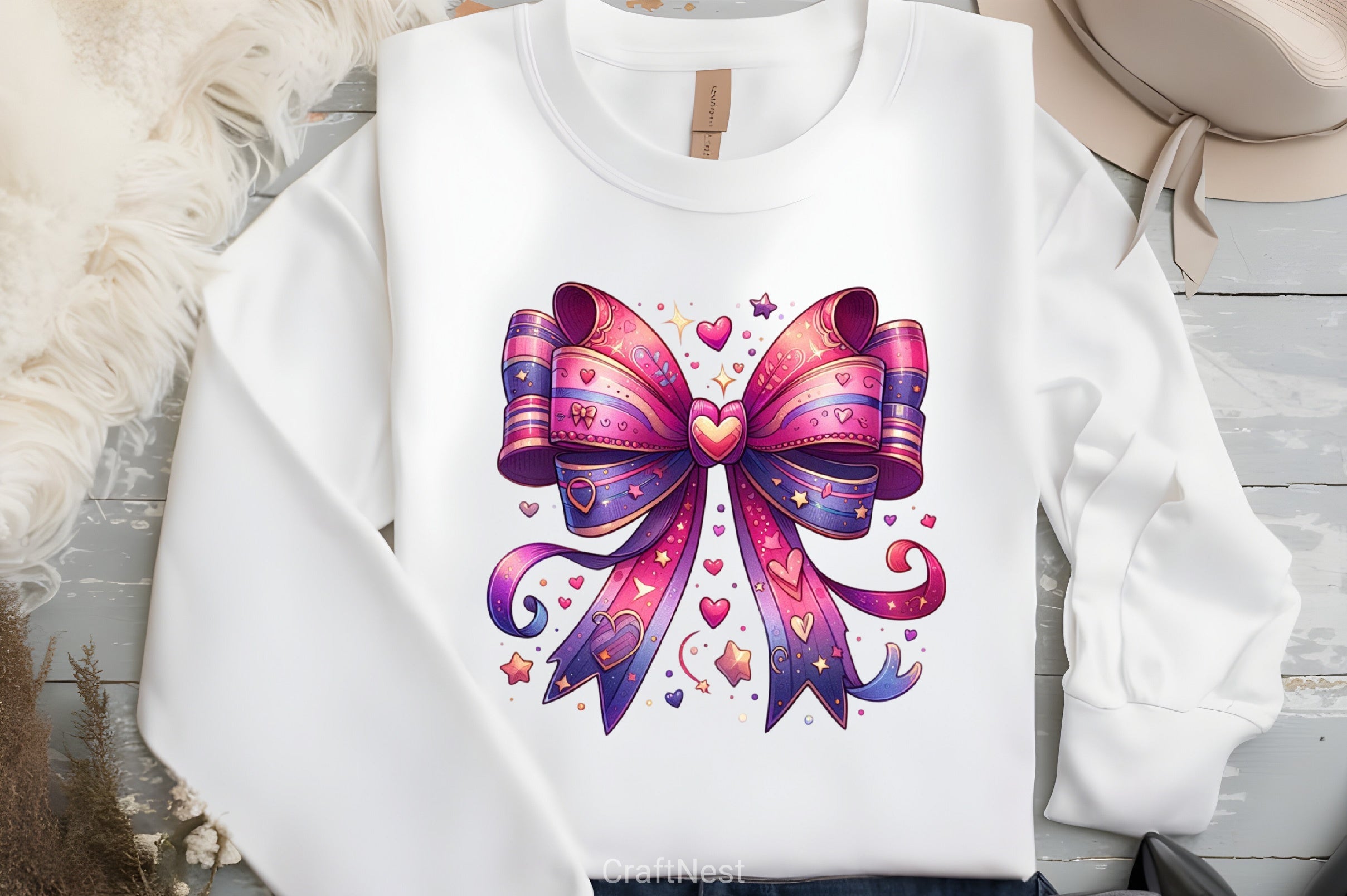 Coquette Valentine Clipart Bundle 12 - CraftNest - Digital Crafting and Art