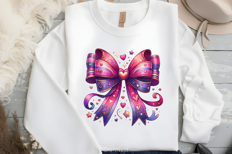 Coquette Valentine Clipart Bundle 12 - CraftNest - Digital Crafting and Art