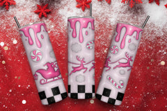 3D Inflated Christmas Tumbler Bundle 7 - CraftNest - Digital Crafting and Art