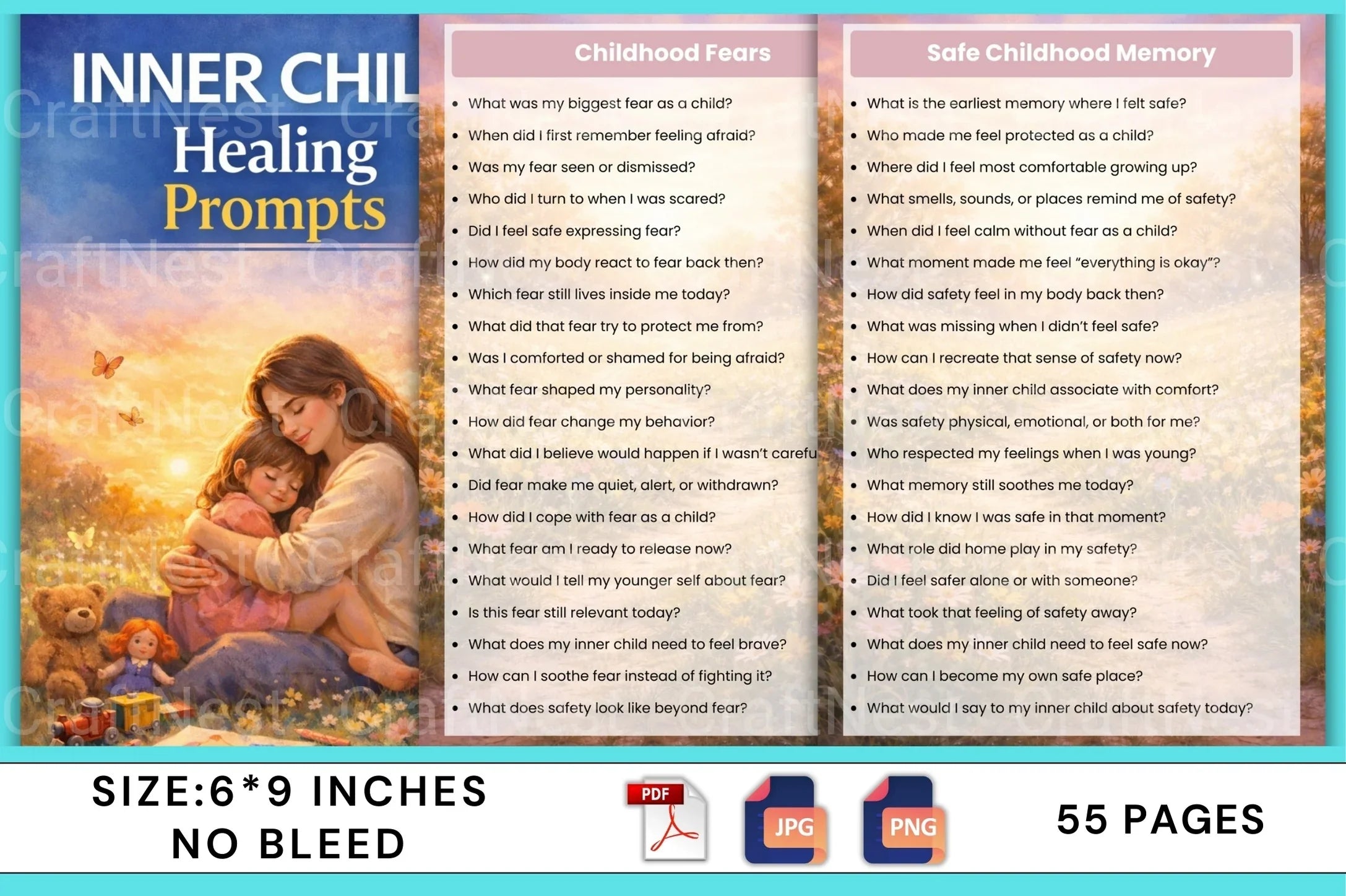 Inner Child Healing Prompts for Personal Growth - CraftNest - Digital Crafting and Art