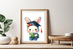 Student Bunny Clipart Bundle - CraftNest - Digital Crafting and Art