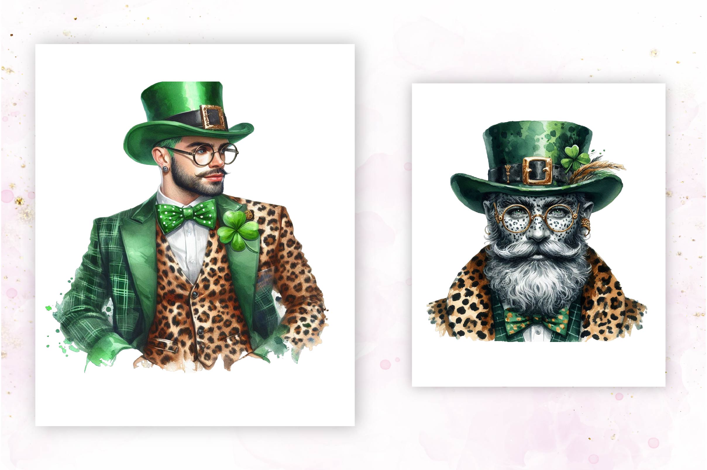 St Patrick's Man Clipart Bundle - CraftNest - Digital Crafting and Art