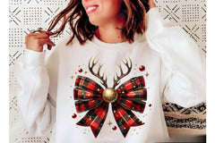 Christmas Reindeer Bow Coquette Bow Clipart Bundle - CraftNest - Digital Crafting and Art