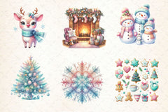 Pastel Christmas Clipart Bundle 2 - CraftNest - Digital Crafting and Art