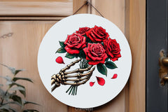 Roses Bouquet Skeleton Hand Clipart Bundle 6 - CraftNest - Digital Crafting and Art