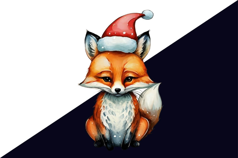 Winter Fox Clipart Bundle - CraftNest - Digital Crafting and Art