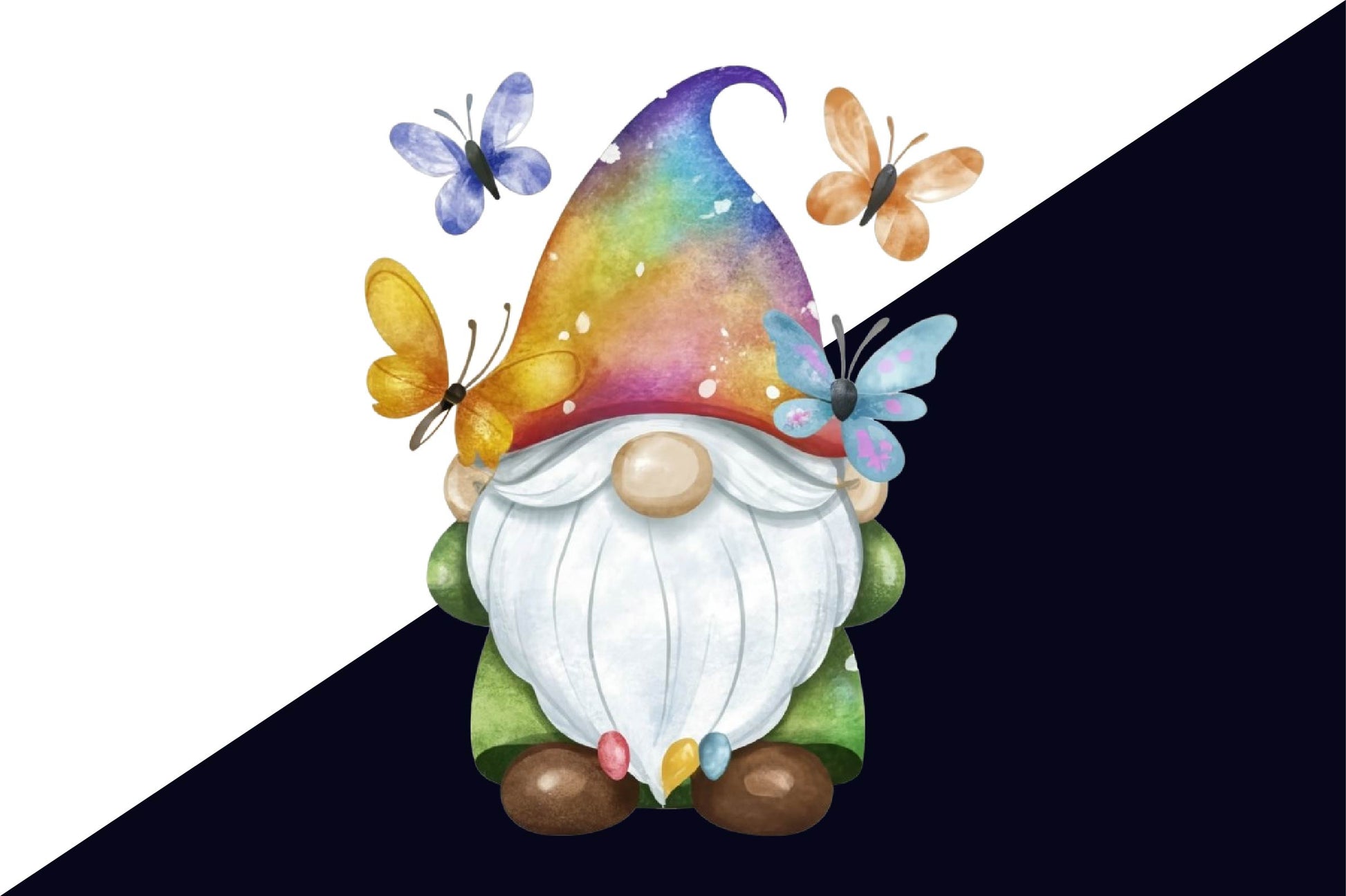 Rainbow Gnome Clipart Bundle - CraftNest - Digital Crafting and Art