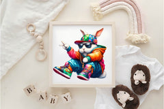Hiphop Bunny Clipart Bundle - CraftNest - Digital Crafting and Art