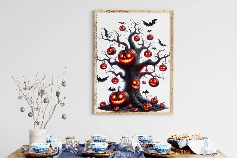Halloween Scary Tree Clipart Bundle 2 - CraftNest - Digital Crafting and Art